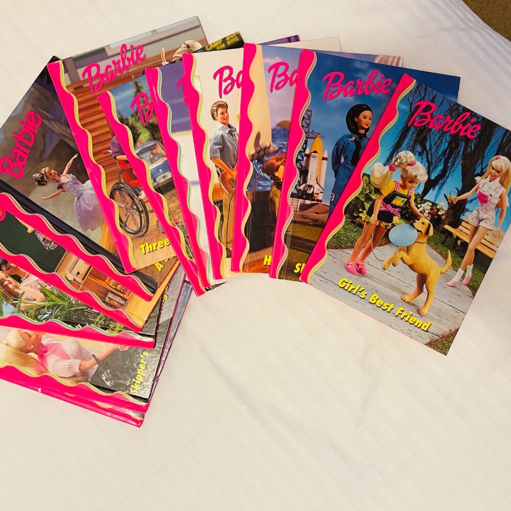 SET OF 11 BARBIE Story Books. Hard Cover. Great Condition. Case Included. - Picture 4 of 9